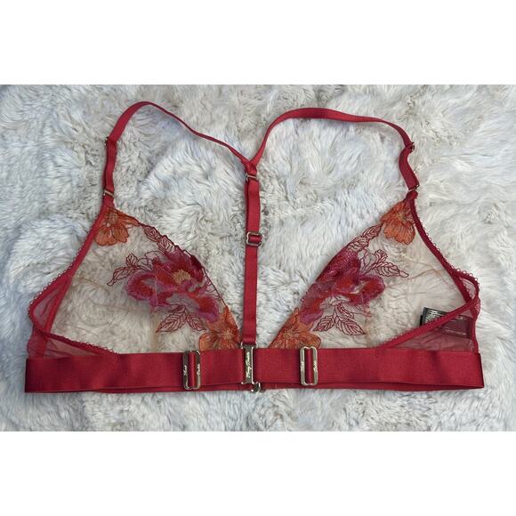 Honey Birdette CHRISTINE❤️ Red Lace 2 Piese Set XL - Picture 3 of 8